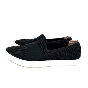 Mark Nason Shoes Women 8.5 Black Mesh Slip On Tennis Pointed Toe Sneaker Comfort